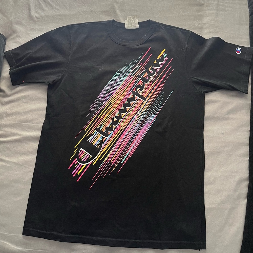 Champion Classic Black Tee